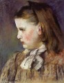 ウジェニー・エストラックの肖像画 1876年 カミーユ・ピサロ